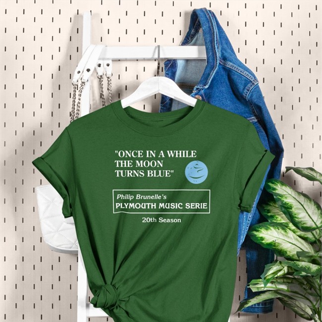 Once In A While The Moon Turns Blue Philip Brunelle's Plymouth Music Series 20Th Season Shirt