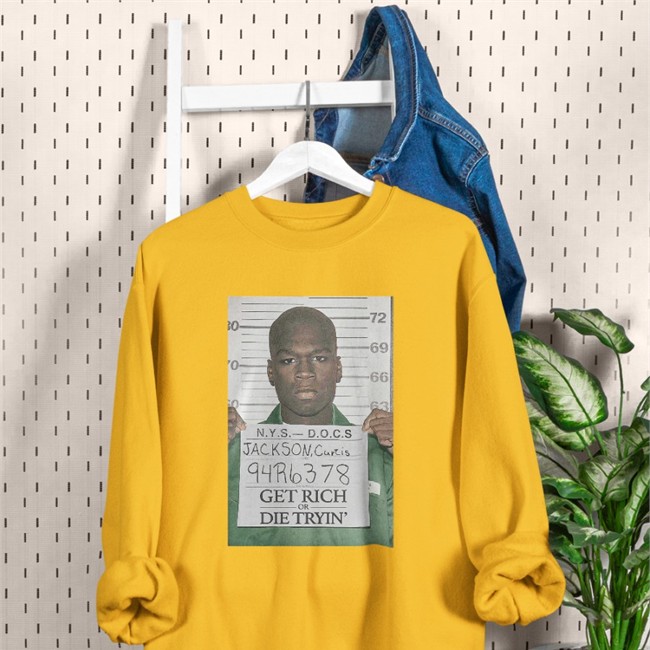 50Cent Mug Shot Get Rich Or Die Tryin T Shirt G Unit Brands Merch