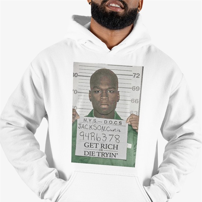 Mug Shot Jackson Curtis Get Rich Or Die Tryin T Shirts G Unit Brands Merch 50Cent Mug Shot Get Rich Or Die Tryin Tee Shirt 50Cent