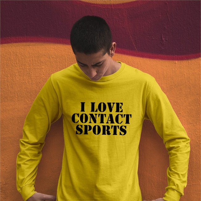 Tozierisms I Love Contact Sports Hooded Sweatshirt Tozierisms I Love Contact Sports Hoodie