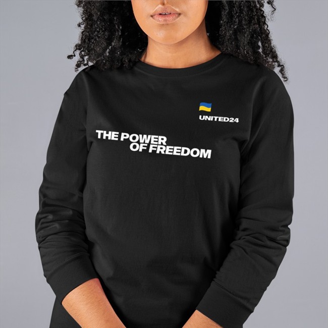 Zelensky The Power Of Freedom United24 T Shirt Zelensky The Power Of Freedom Hoodie