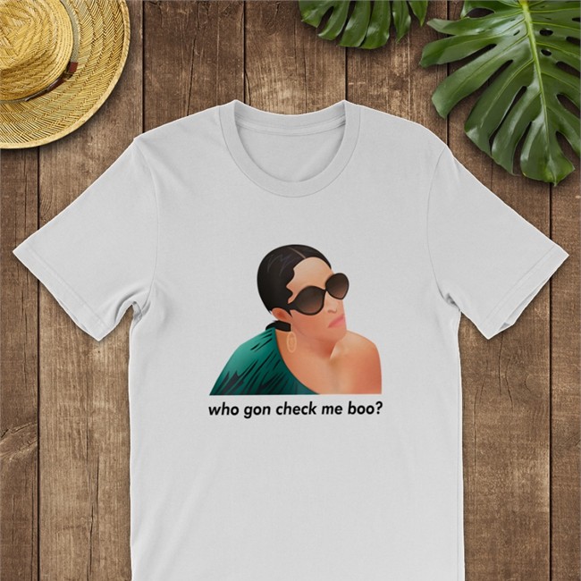 Shybysheree Shop Who Gon Check Me Boo Tee Shirt Sheree Whitfield Sheree Whitfield Who Gon Check Me Boo Shirt Shybysheree Shop