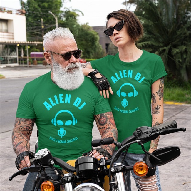Alien Dj Dave Fromm Channel Shirt Black Alien Dj Dave Fromm Channel Shirt The Dave Fromm Show Interfm