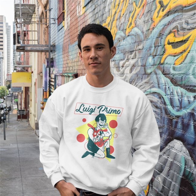 Rory Blank Luigi Primo Long Sleeved T Shirt Luigiprimo Pro Wrestling Tees