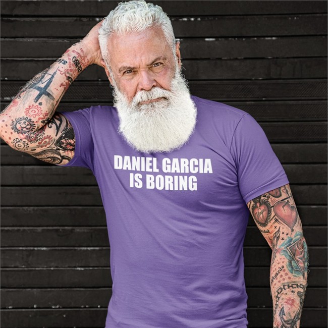 Megabyte Ronnie Daniel Garcia Is Boring Shirt 2022 Daniel Garcia Is Boring T-Shirt