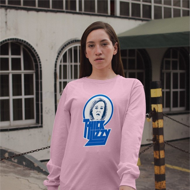 Not-So-Priti-Patel Thick Lizzie Shirt News Thump Store News Thump Store Thick Lizzie Sweatshirt Not-So-Priti-Patel