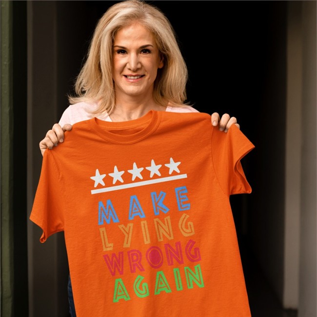 Make Lying Wrong Again T Shirt Make Lying Wrong Again Tee Emily Winston