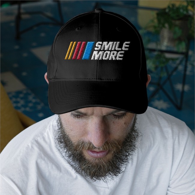 Smile More Racing Tank Top