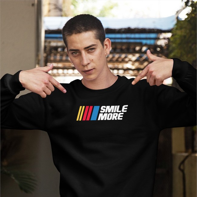 Roman Atwood Smile More Racing Tank Top Smile More Racing Hoodie