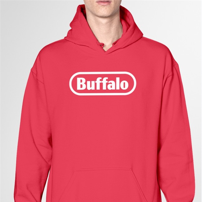 Buffalo Tee Red Mantequilla Pura De Vaca Buffalo T Shirt