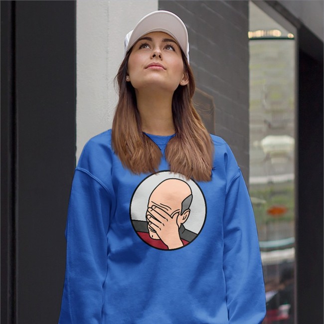 Epic Facepalm Picard Tee Shirt Raspberry Pi