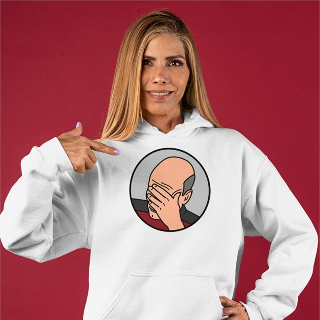 Raspberry Pi Epic Facepalm Picard Shirt 2022 Epic Facepalm Picard Hooded Sweatshirt Raspberry Pi