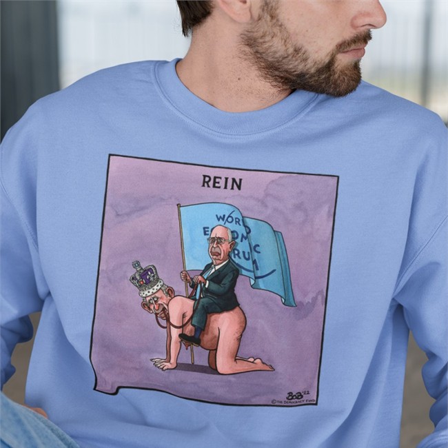 Bob Moran Merch Rein World Economic Forum Shirt Bobscartoons