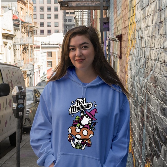 Hot Mulligan Merch Mushroom Wizard Hoodie