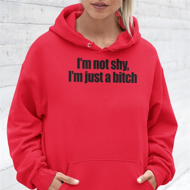 Giridivine Red I'm Not Shy I'm Just A Bitch T Shirt