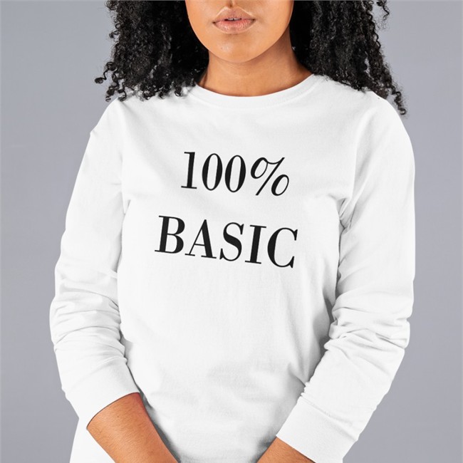 100% Basic T Shirt White 100% Basic Hoodie Blackpink Jennie