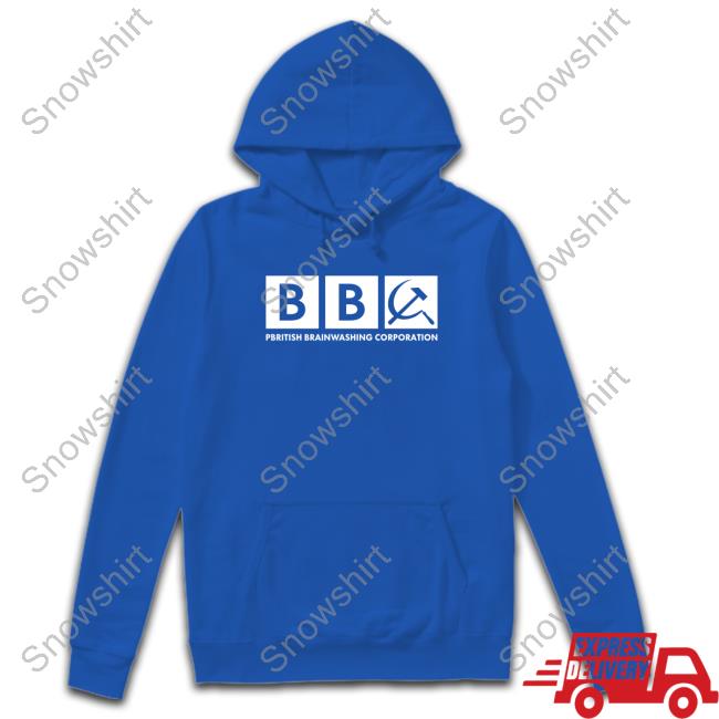 Official Paul Golding Bbc Pbritish Brainwashing Corporation Shirt Hammer And Sickle Icon