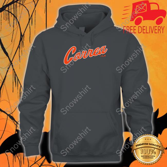 Breakingt Carlos Correa New York Script T Shirt Carlos Correa New York Script Tee