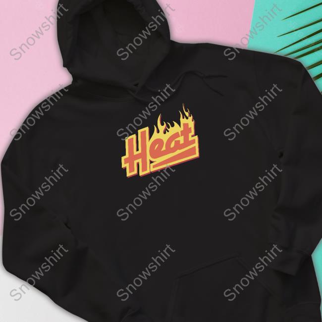 Court Culture Heat Flames Tee Official Miami Heat Merch Court Culture Heat Flames Tee