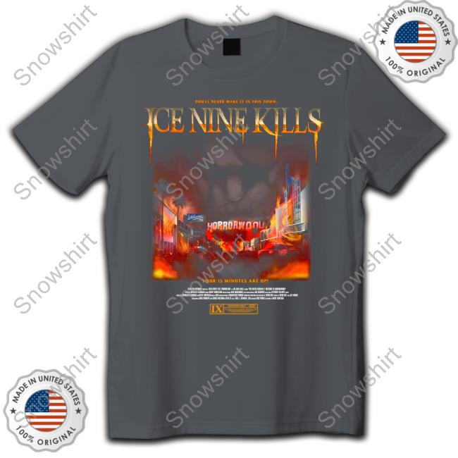 Ice Nine Kills Merch Under Fire Shirt Ice Nine Kills Under Fire Long Sleeve Tee