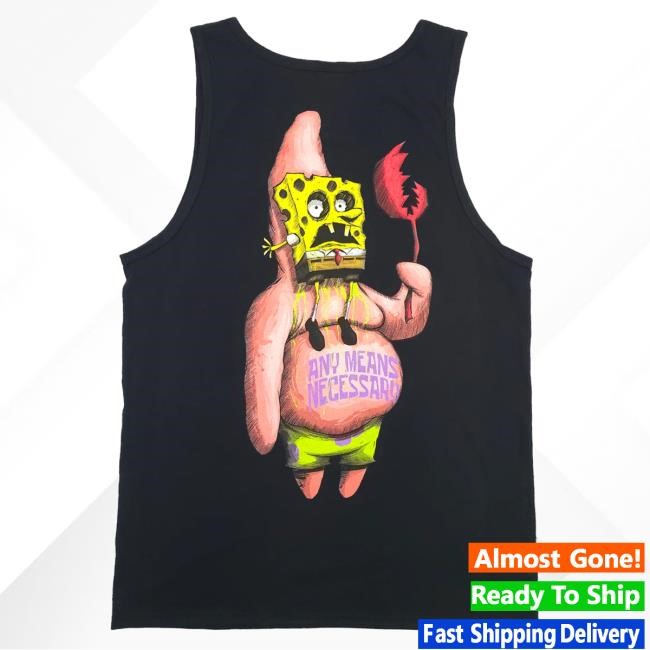 Official Any Means Necessary Clothing Patrick Tank Top Black Tees Andromeda