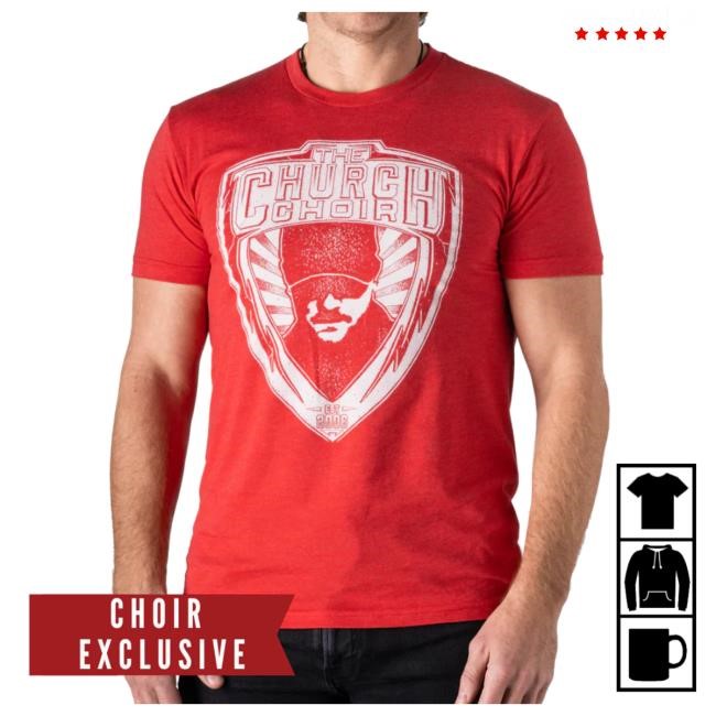 Eric Church Choir Badge Logo Tees - Vintage Navy | Eric Church Official Merch Store Shop