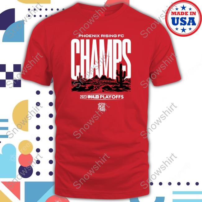 Official Phoenix Rising State Forty Eight 2023 Usl Champions Tee