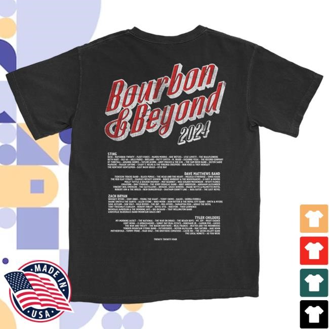 Roller Tee Shirt Bourbon & Beyond 2024 | Dwp Merch