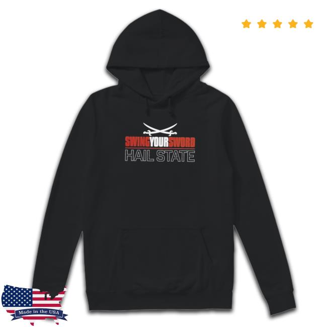 Swing Your Sword Mike Leach College Football Coach Rip Hoodie