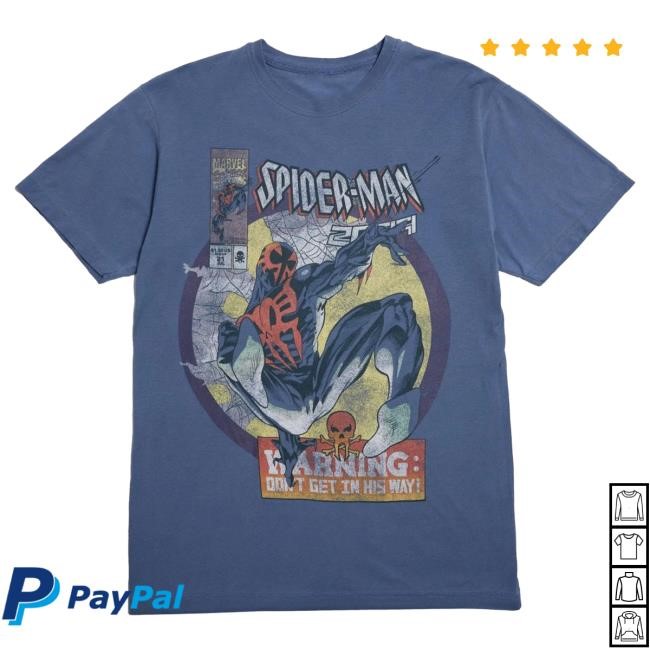Official Heroes And Villains Zine Series Marvel Spider-Man 2099 Zine Tshirt