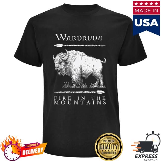 Official Indie Merch Store Wardruna "Fire in the Mountains Limited Festival New Shirt" Limited Edition IndieMerchStore