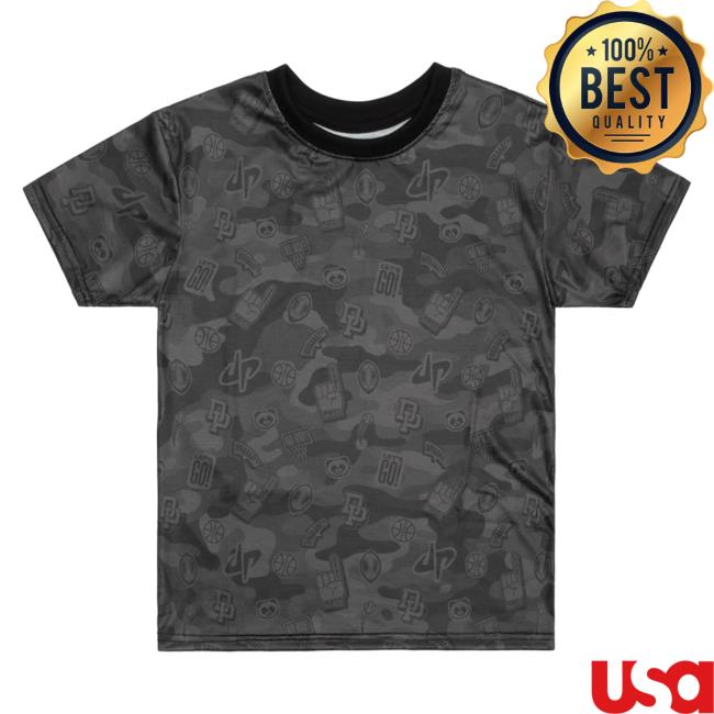 Official Dude Perfect Merch Store Dp Camo All Over Print Attractive Shirt Black Aop DudePerfect Apparel Clothing Shop