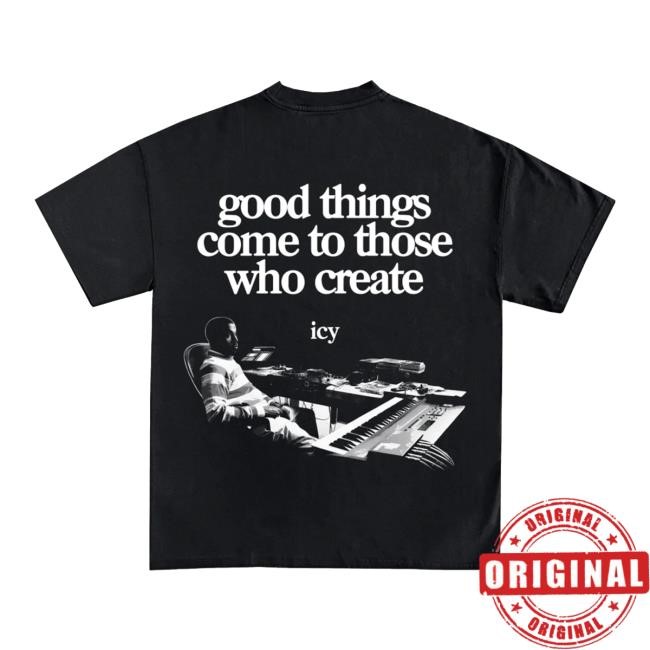 Official Icy Shop Merch "Create" Icy Exclusive Graphic New Shirt