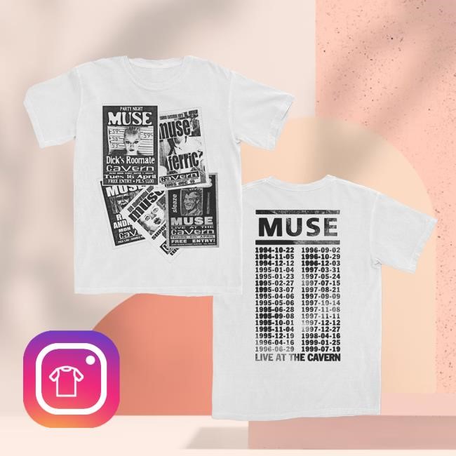 Official Muse Clothing Store Cavern Charity Tee | Muse