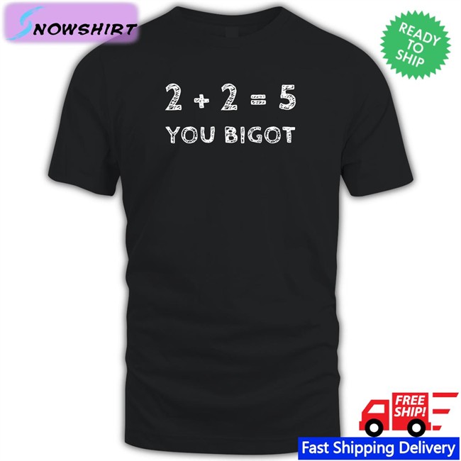 Two + Two Equals Five You Bigot Classic T-Shirt Black Luke Rudkowski