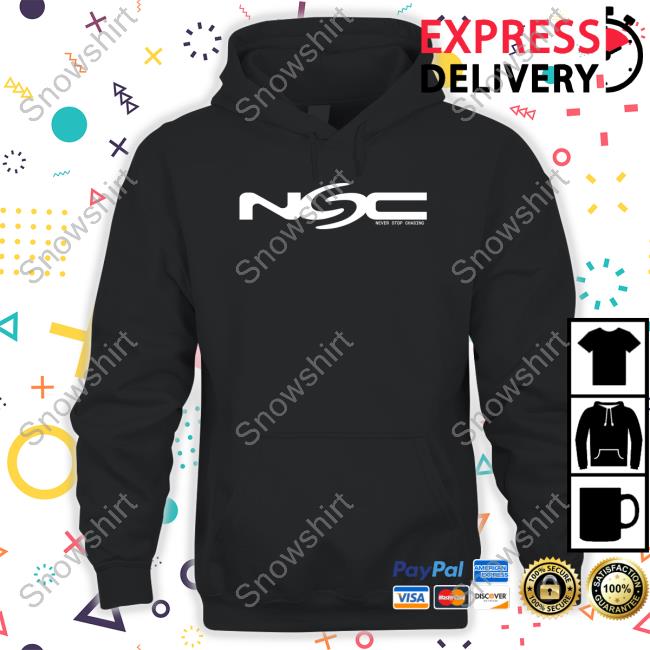 Nsc Bold Never Stop Chasing Black T Shirt