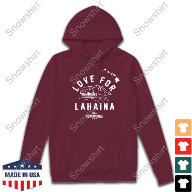 Dwayne Johnson Wearing Love For Lahaina Tee Bringhockeyback Love For Lahaina Tee Shirt