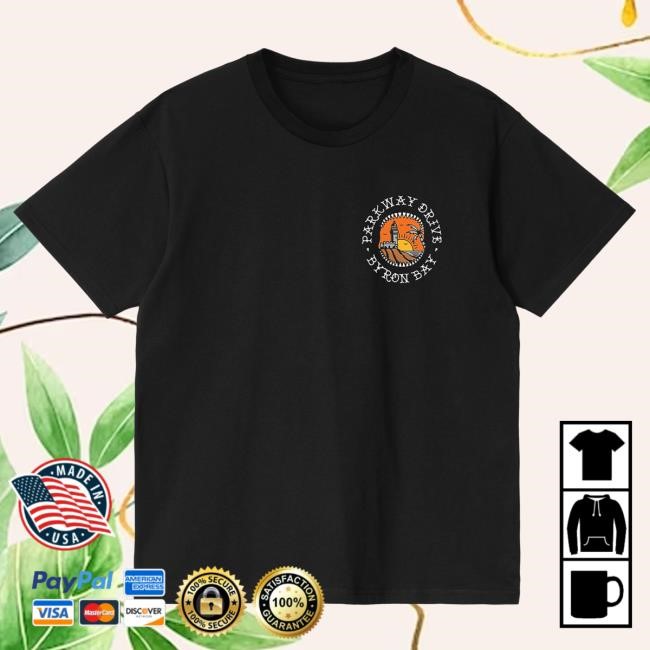 Official Parkway Drive Merch Store Byron Shark Lighthouse Tshirt Official Parkway Drive Merch Store Byron Shark Lighthouse Tees