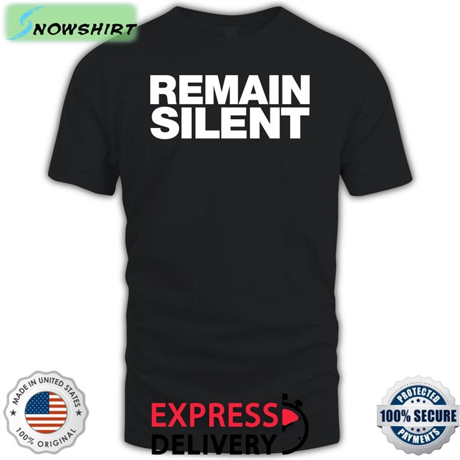Brass City Merch Support Crime Remain Silent T-Shiirt