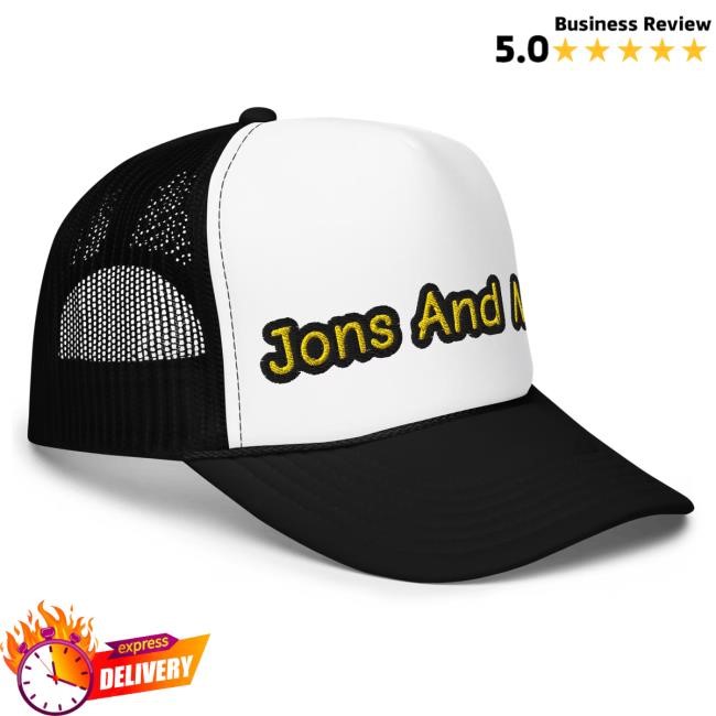 Official Jon Sandman Jons And Man Meme Cap Black / White / Black