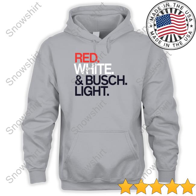 Red White Busch Light Shirt