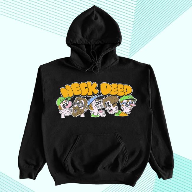 Official Neck Deep Merch Store NeckDeep Neck Deep "Cartoon Band" Sweatshirt