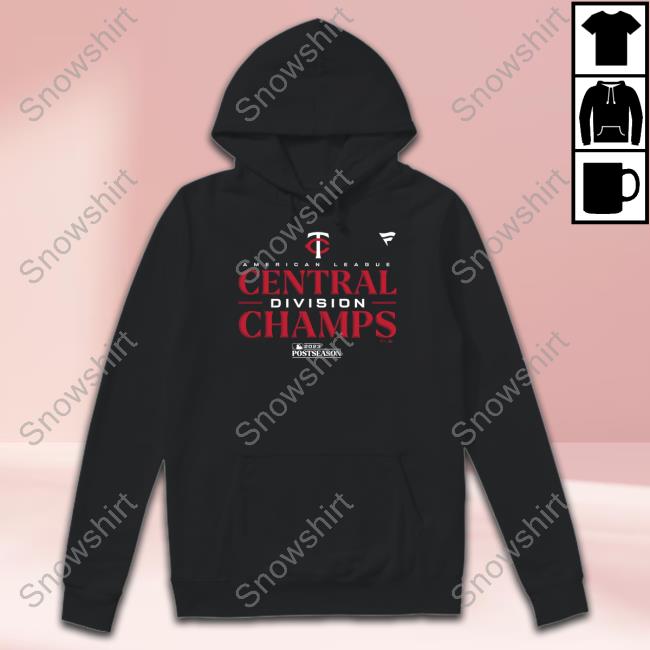 Men's Minnesota Twins Fanatics Branded Navy 2023 AL Central Division Champions Locker Room T-Shirt