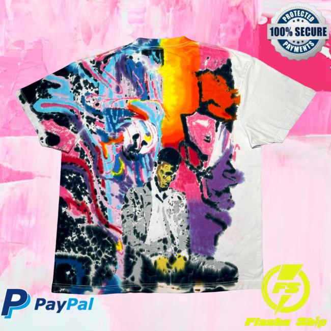 The Tie Dye Company Kid Cudi Man On The Moon Tie Dye New Shirt