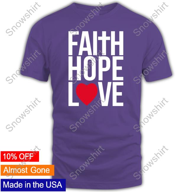 Officer Tatum Faith Hope Love Tank Officer Tatum Faith Hope Love Hooded Sweatshirt
