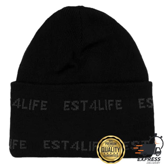 Official Mgk Merch Store Machine Gun Kelly Est 4 Life Beanie Cap Mgk Apparel Clothing Shop