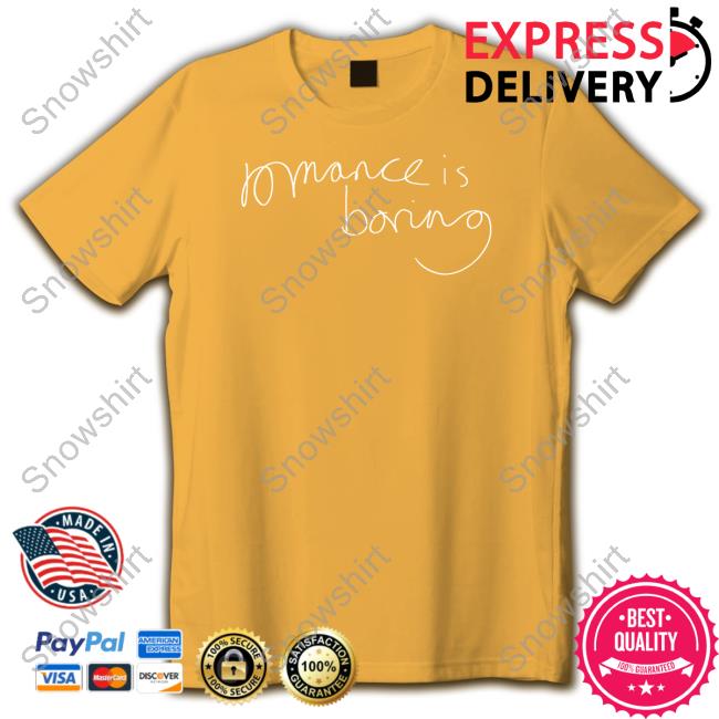 Official Romance Is Boring T Shirt Los Campesinos Merch Store Romance Is Boring T-Shirt