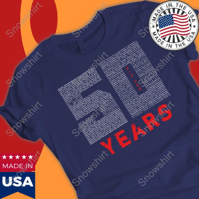 Official 50 Years Hip Hop T-Shirt G Unit Brands 50 Years Hip Hop Tee Shirt