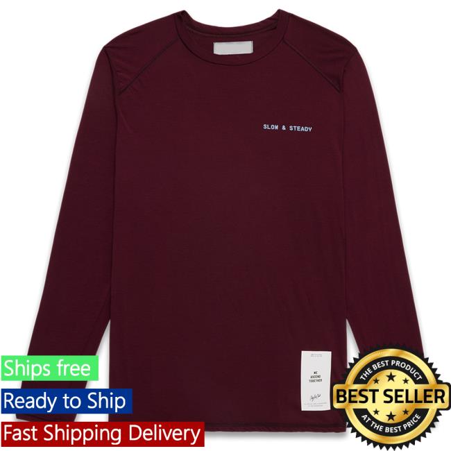Cody's Run Club Merch Steady / Longsleeve Running Tee / Maroon