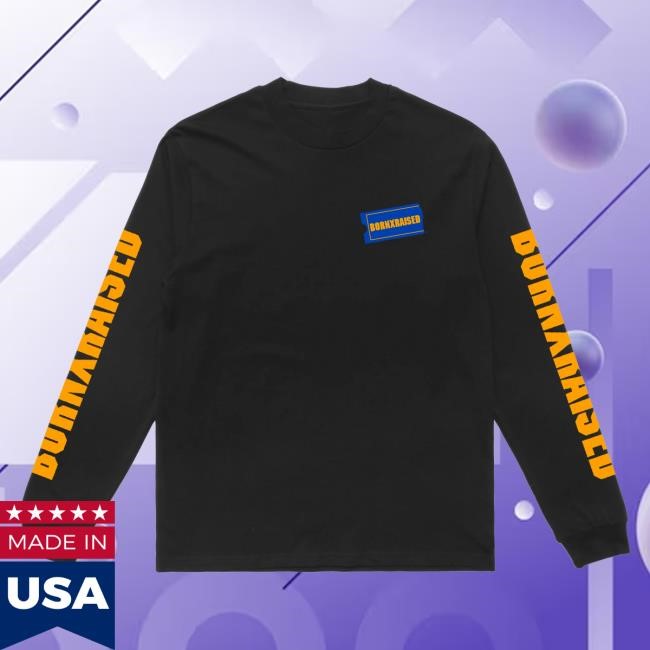 Official Born X Raised Merch Store Shop Born X Raised Popcorn L/S T Shirt: Black BornxRaised